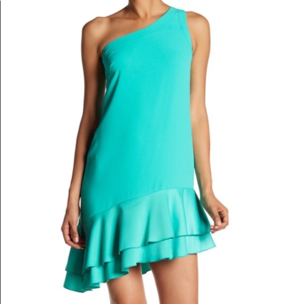 Trina Turk Lunara Asymmetrical hem dress